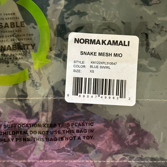 Norma Kamila NWT One Piece Blue & Mesh - Picture 2 of 8